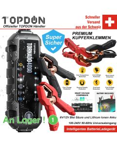 Topdon Tornado4000 Automatische Batterieladegerät 6V 12V Auto Batterie Ladegerät Motorrad Batterie Ladegeräte für 20Ah -150Ah Batterie