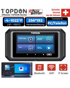 TOPDON TC003 Résolution IR Caméra d'imagerie thermique Android Imageur thermique portable Outil de mesure de la température Logiciel d'analyse basé su