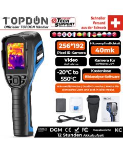 TOPDON TC005 Caméra thermique de poche Caméra infrarouge Thermomètre IR