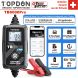 TOPDON TB6000Pro 5-240ah 6V 12V 2 in 1 Auto Batterie Ladegerät Batterie Tester Blei Säure Lithium Intelligentes Batterie Ladegerät